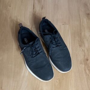 Men's Black Casual Lace-Up Sneakers by Rack Pack